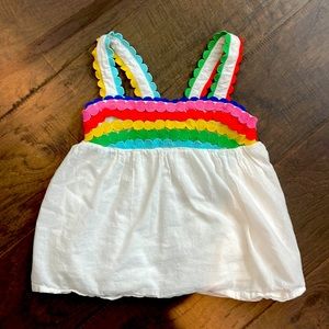 Mini boden rainbow summer tank